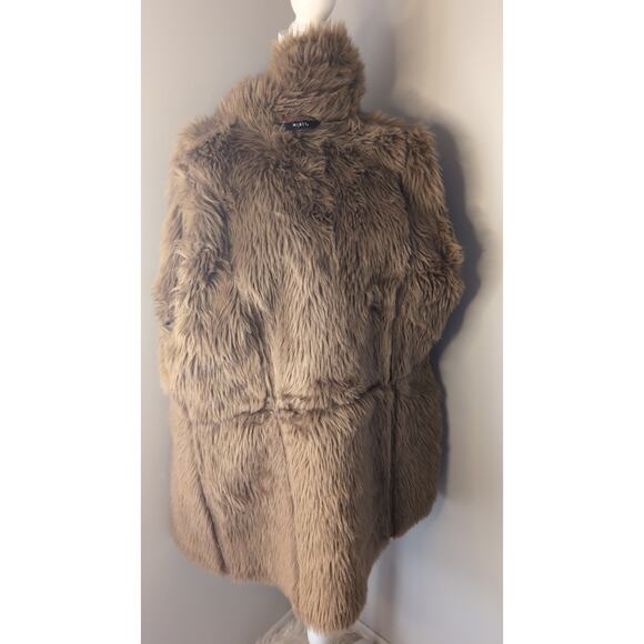 Mixit XL Penny Lane boho western Y2k faux fur suede long coat - Picture 9 of 12